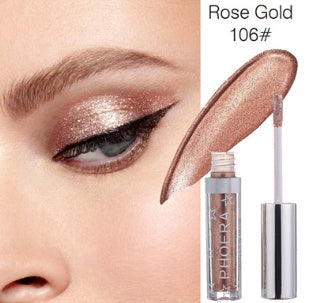 PHOERA Magnificent Metals Glitter and Glow Liquid Eyeshadow 12 Colors - Loxvira