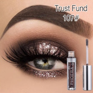 PHOERA Magnificent Metals Glitter and Glow Liquid Eyeshadow 12 Colors - Loxvira