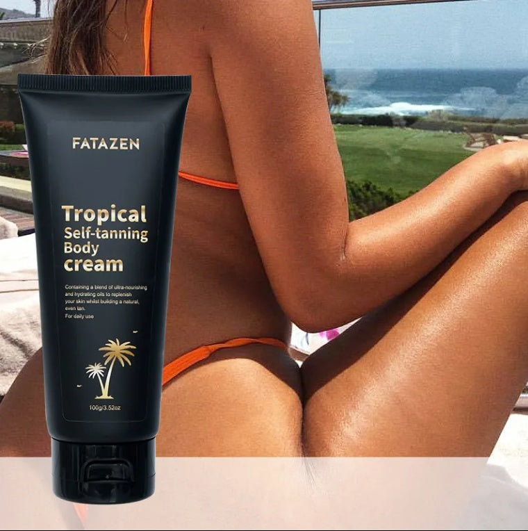 FATZAZEN Tropical Self-Tanning Body Cream - Loxvira