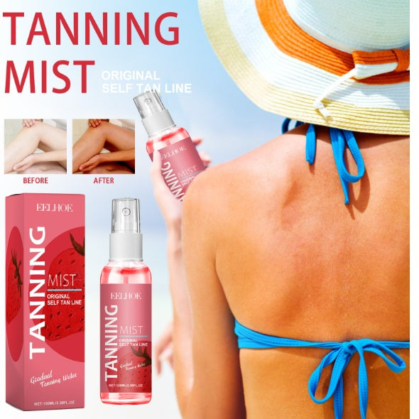 EELHOE Strawberry Tanning Mist Stay On Sun, Long-lasting - Loxvira