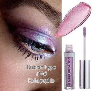 PHOERA Magnificent Metals Glitter and Glow Liquid Eyeshadow 12 Colors - Loxvira