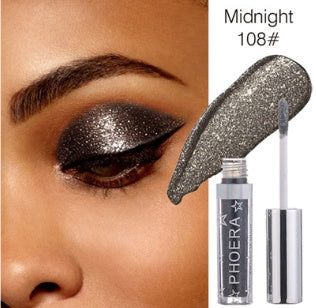 PHOERA Magnificent Metals Glitter and Glow Liquid Eyeshadow 12 Colors - Loxvira
