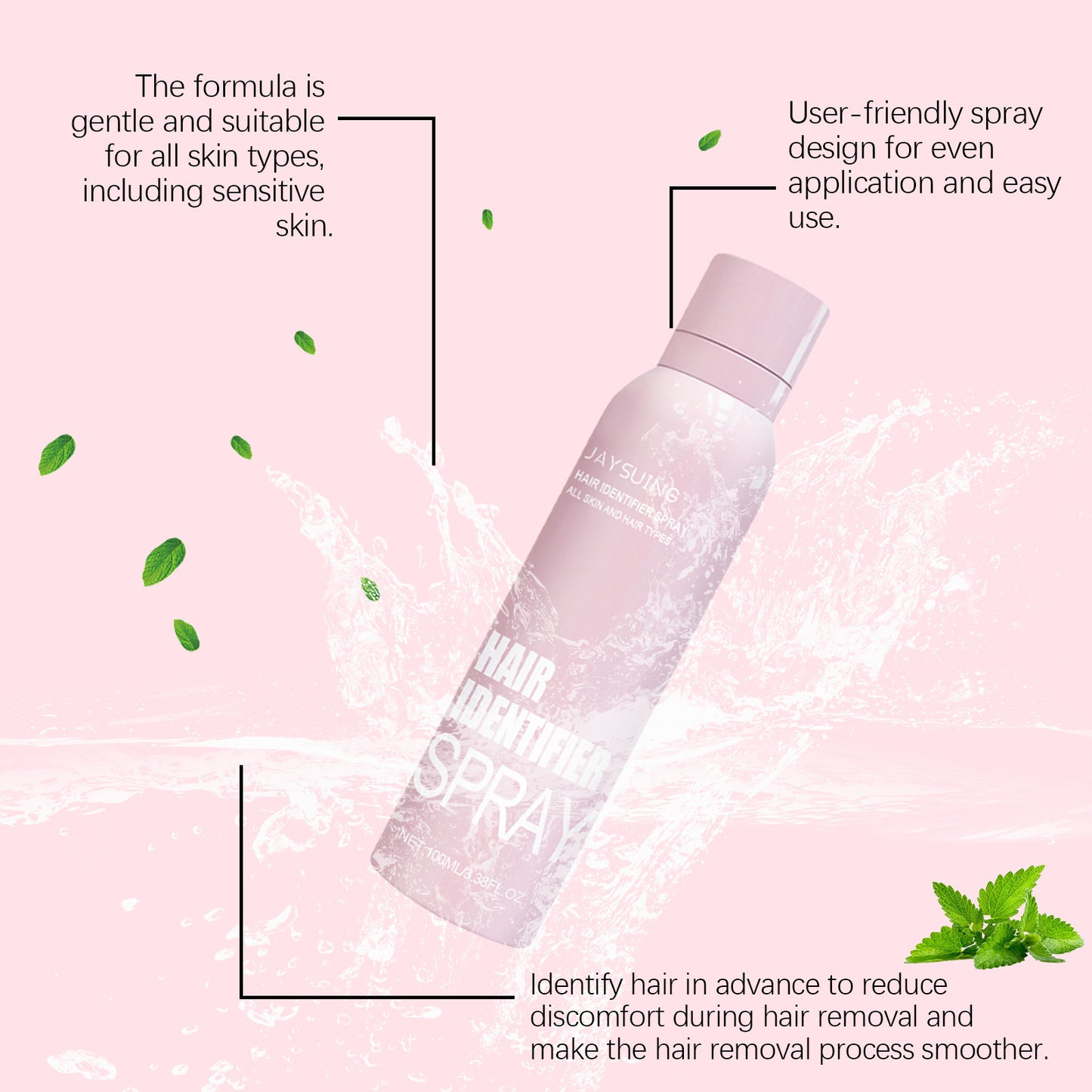 Hair Identifier Spray Set For Face Shaving Moisturizing - Loxvira