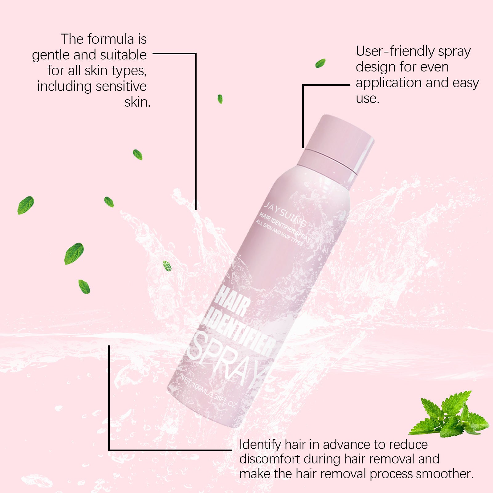 Hair Identifier Spray Set For Face Shaving Moisturizing - Loxvira