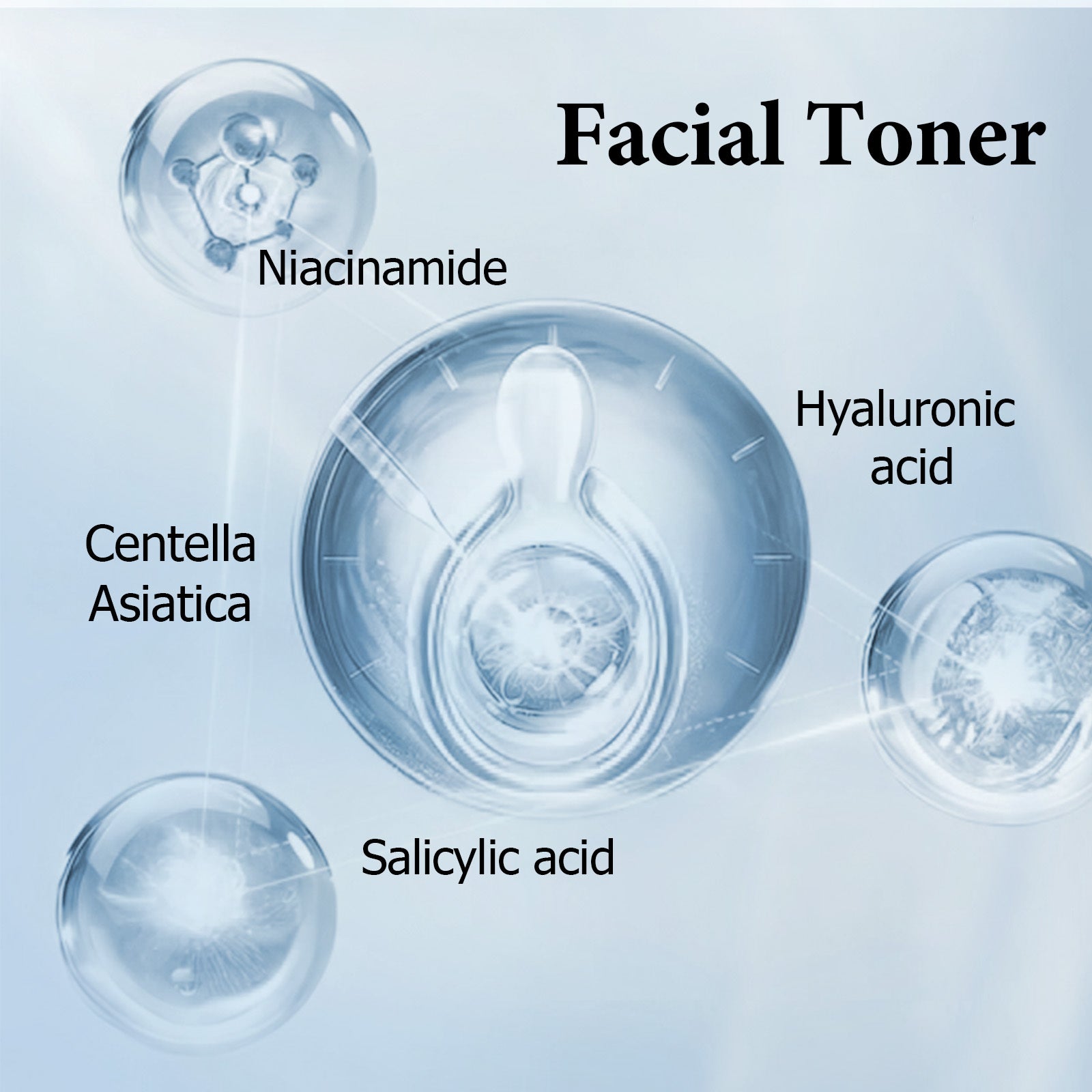 SKINCARE 5-STEP ROUTINE CLEANSER - TONER - SERUM -EYE CREAM - MOISTURIZER - Loxvira