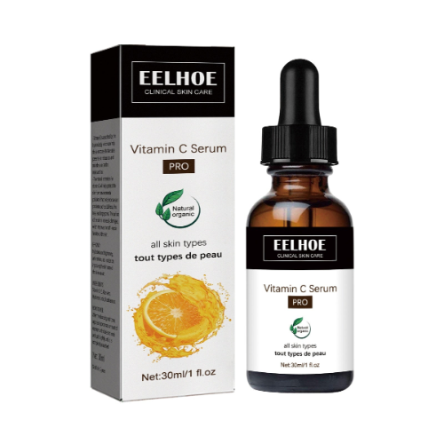Eelhoe Vitamin C Serum packaging and bottle on a white background