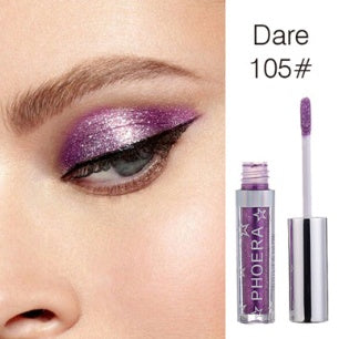 PHOERA Magnificent Metals Glitter and Glow Liquid Eyeshadow 12 Colors - Loxvira