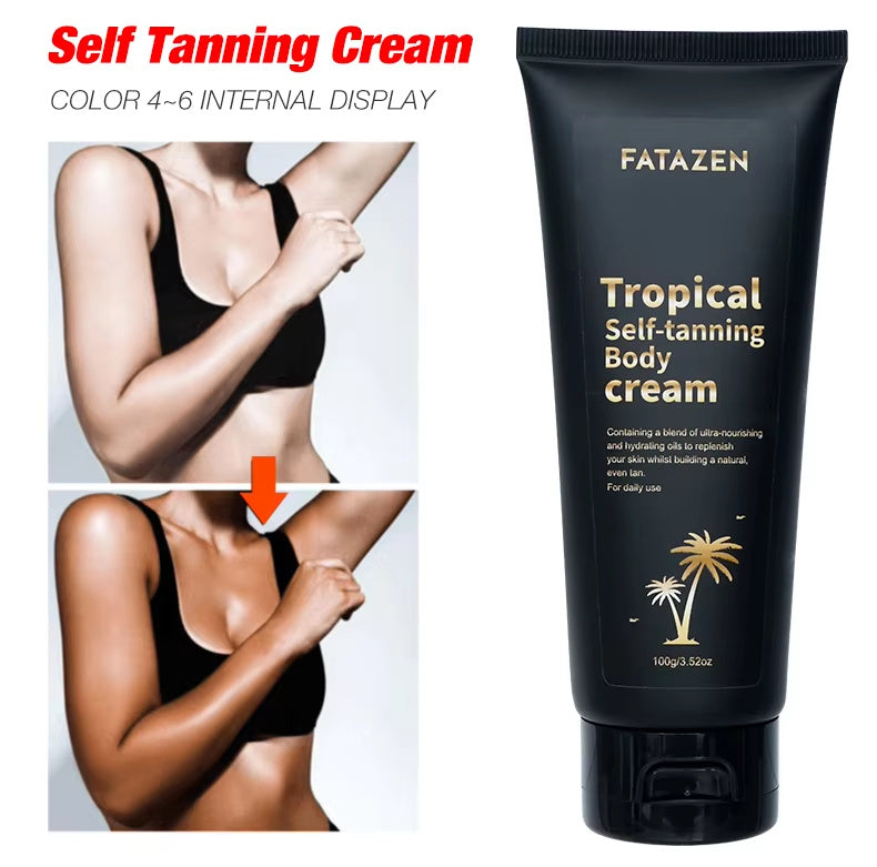 FATZAZEN Tropical Self-Tanning Body Cream - Loxvira