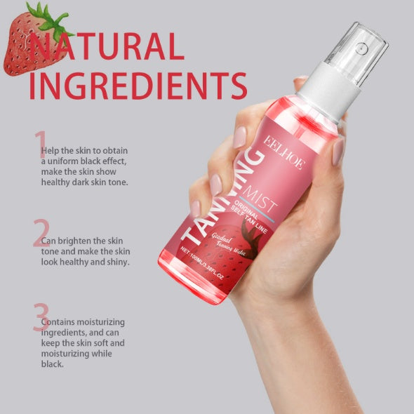EELHOE Strawberry Tanning Mist Stay On Sun, Long-lasting - Loxvira