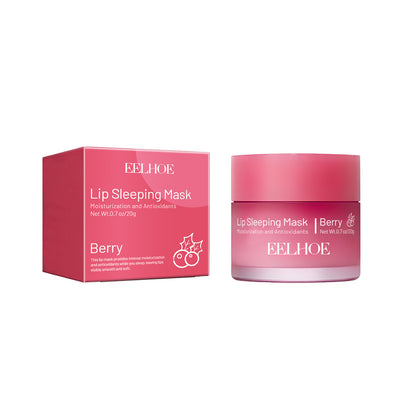 EELHOE Lip Sleeping Mask Moisturizing Hydrating Gentle Exfoliating Dead Skin Plumping Full Smooth Lip Mask - Loxvira