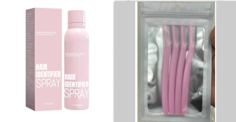 Hair Identifier Spray Set For Face Shaving Moisturizing - Loxvira