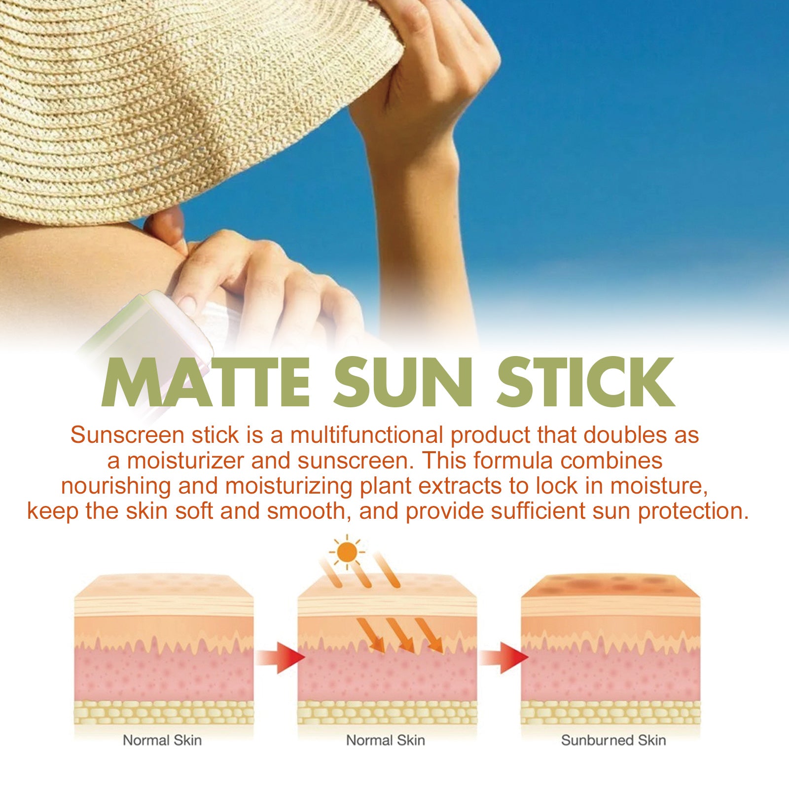 Jaysui Matte Protective Stick – UV Defense & Brightening Moisture for Summer Skin - Loxvira