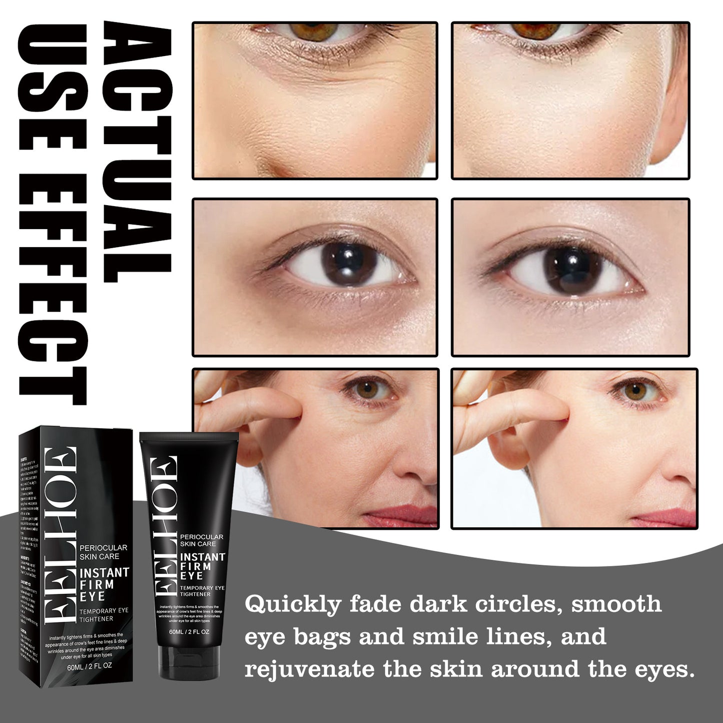 EELHOE Anti-Aging Eye Cream - Firming & Lifting Treatment for Fine Lines & Wrinkles