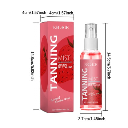 EELHOE Strawberry Tanning Mist Stay On Sun, Long-lasting - Loxvira