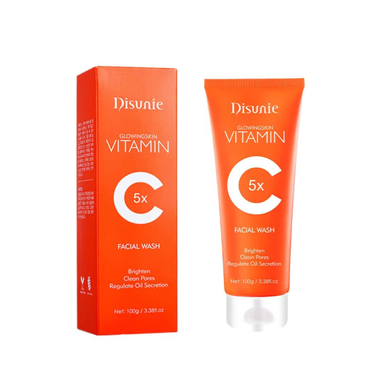 Vitamin C Amino Acid Facial Cleanser Face Glow And Cleans Whitening Brightening Oil Control Face Wash For Men Women - Loxvira