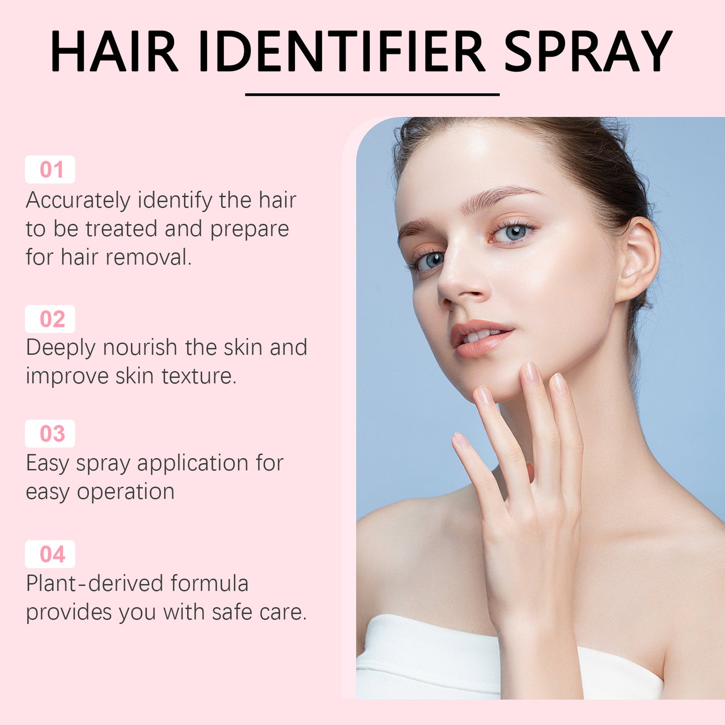 Hair Identifier Spray Set For Face Shaving Moisturizing - Loxvira